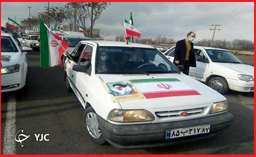 مراسم راهپیمایی ۲۲ بهمن در زنجان مراسم راهپیمایی ۲۲ بهمن در زنجان