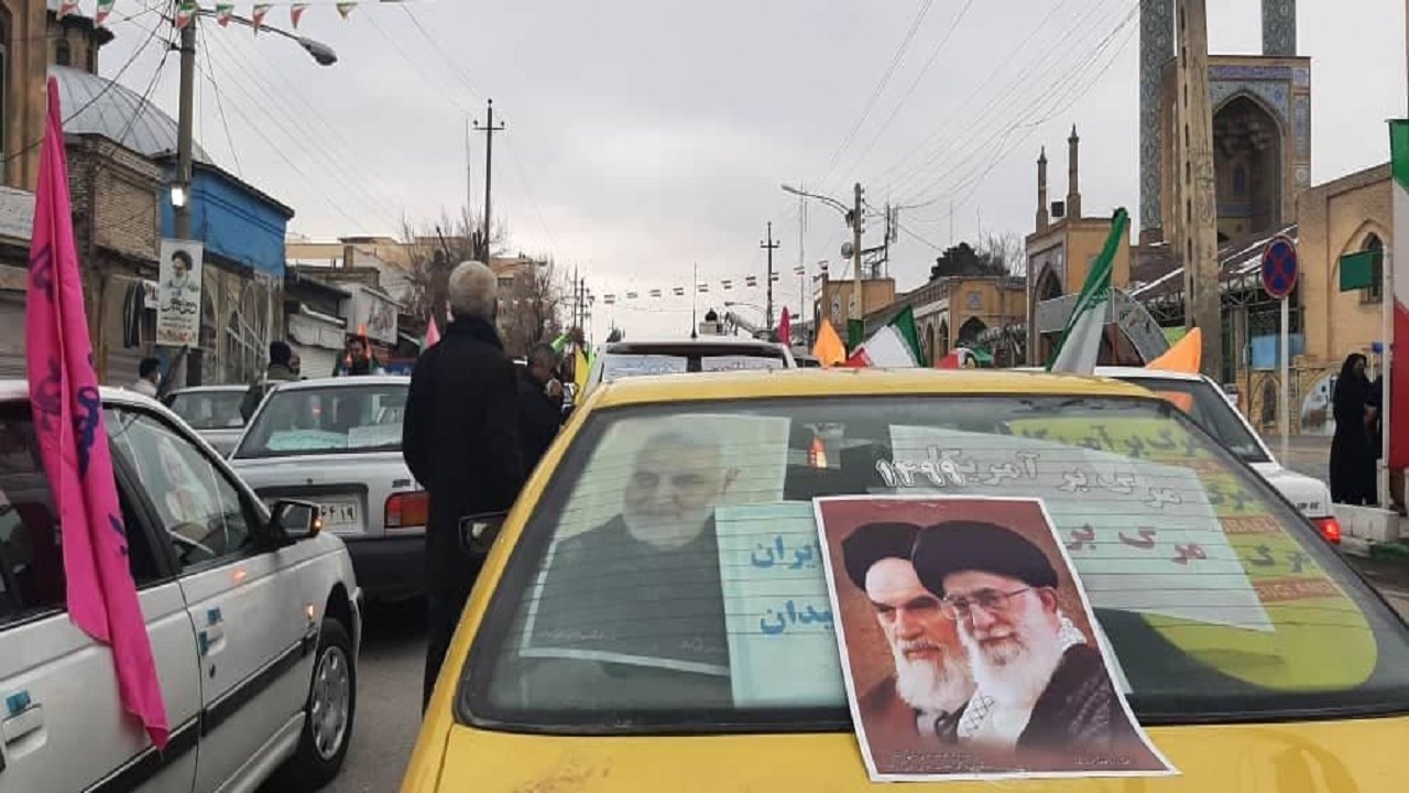 آغاز راهپیمایی ۲۲ بهمن ماه در کرمانشاه+ تصاویر و فیلم