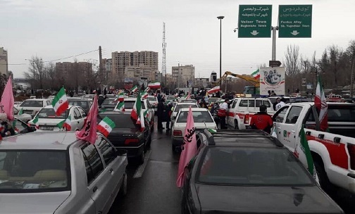 جشن پرشور تولد چهل و سه سالگی انقلاب اسلامی ایران+تصاویر