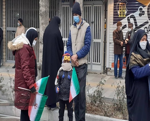 راهپیمایی ۲۲ بهمن در خراسان شمالی +تصاویر