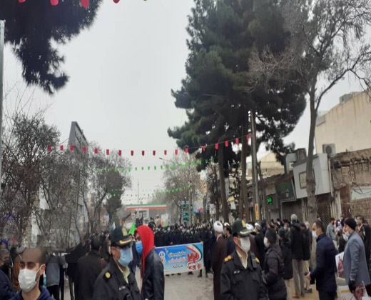 راهپیمایی ۲۲ بهمن در خراسان شمالی +تصاویر
