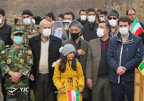 حضور مسئولان مهابادی در راهپیمایی 22 بهمن