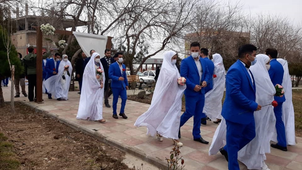 ۴۳ زوج البرزی زندگی مشترک خود را آغاز کردند+عکس