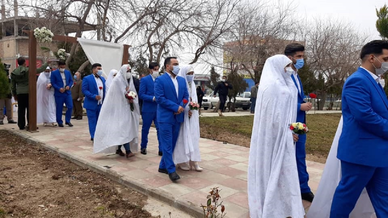 ۴۳ زوج البرزی زندگی مشترک خود را آغاز کردند+عکس