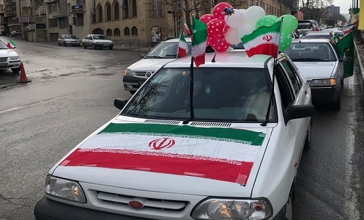 پایان راهپیمایی خودرویی یوم الله ۲۲ بهمن در استان همدان