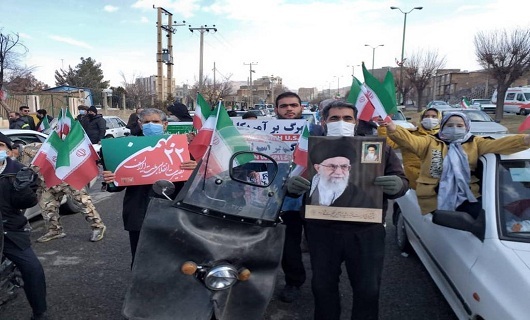 پایان راهپیمایی خودرویی یوم الله ۲۲ بهمن در استان همدان