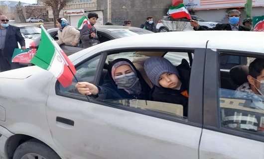پایان راهپیمایی خودرویی یوم الله ۲۲ بهمن در استان همدان