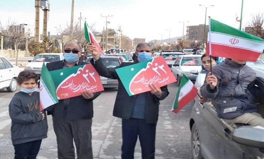 پایان راهپیمایی خودرویی یوم الله ۲۲ بهمن در استان همدان