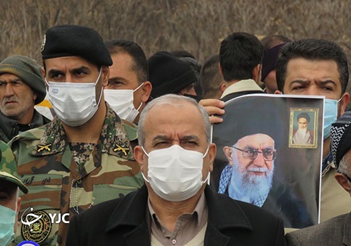 حضور فرماندار مهاباد در جشن انقلاب