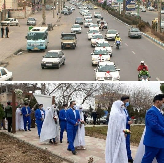 کاروان عروس و داماد