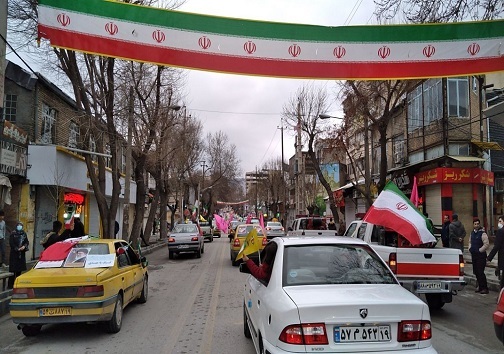 آغاز راهپیمایی ۲۲ بهمن ماه در کرمانشاه+ تصاویر و فیلم