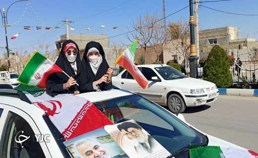 راهپیمایی خودرویی ۲۲ بهمن شهرستان&zwnj;های استان یزد