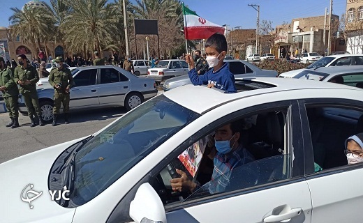 راهپیمایی خودرویی ۲۲ بهمن شهرستان&zwnj;های استان یزد