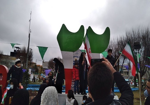 جشن انقلاب ۱۴۰۰ در کرمانشاه+ تصاویر