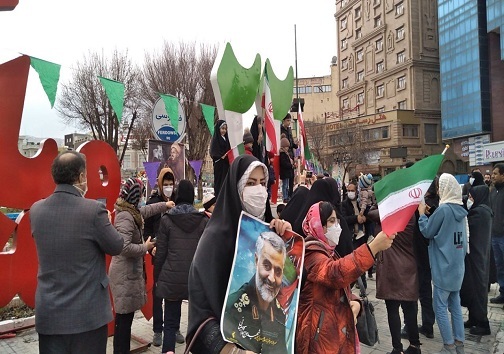 جشن انقلاب ۱۴۰۰ در کرمانشاه+ تصاویر