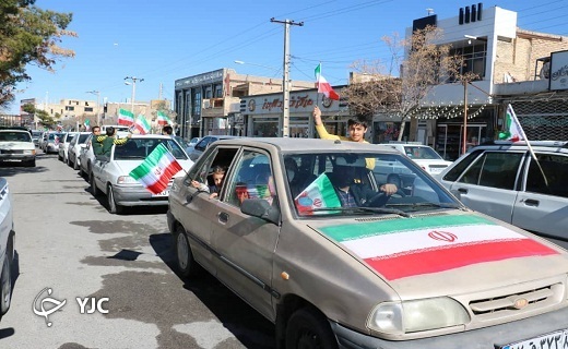 راهپیمایی خودرویی ۲۲ بهمن شهرستان&zwnj;های استان یزد