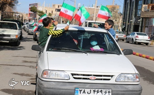 راهپیمایی خودرویی ۲۲ بهمن شهرستان&zwnj;های استان یزد