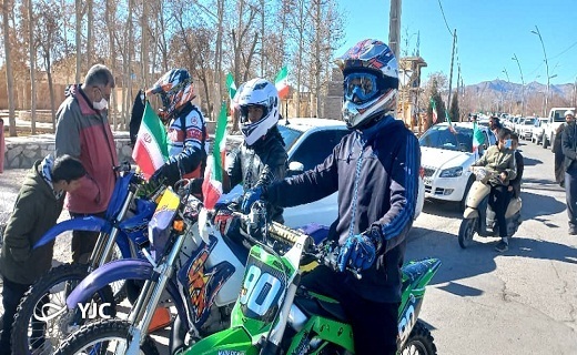 راهپیمایی خودرویی ۲۲ بهمن شهرستان&zwnj;های استان یزد