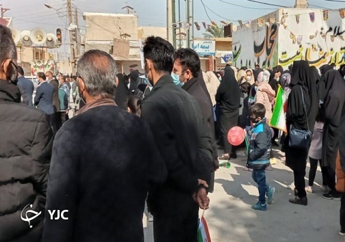 حضور اقشار مختلف مردم خوزستان در راهپیمایی ۲۲ بهمن