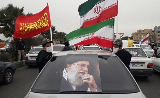 جلوه&zwnj;هایی از حضور پرشور مردم قم در راهپیمایی خودرویی ۲۲ بهمن+ تصاویر