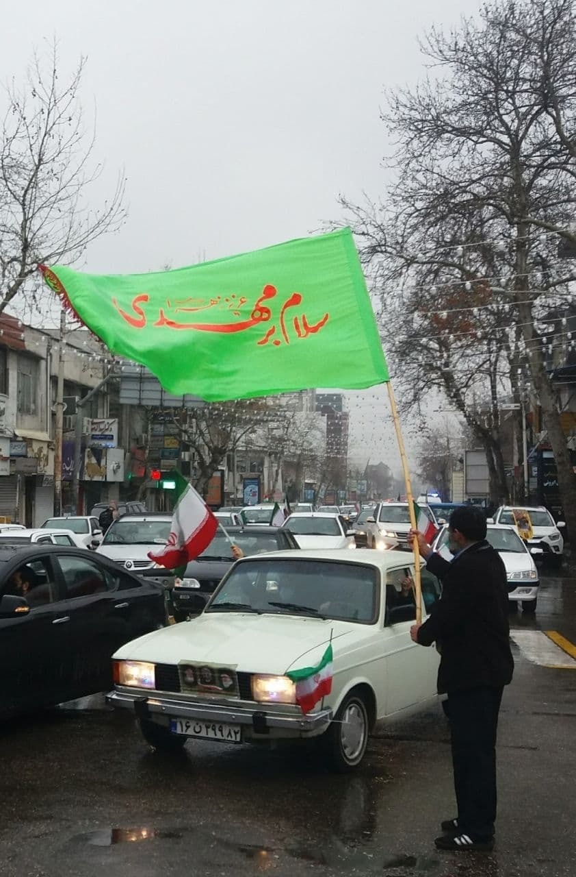 راهپیمایی خودرویی پیروزی انقلاب به روایت تصویر