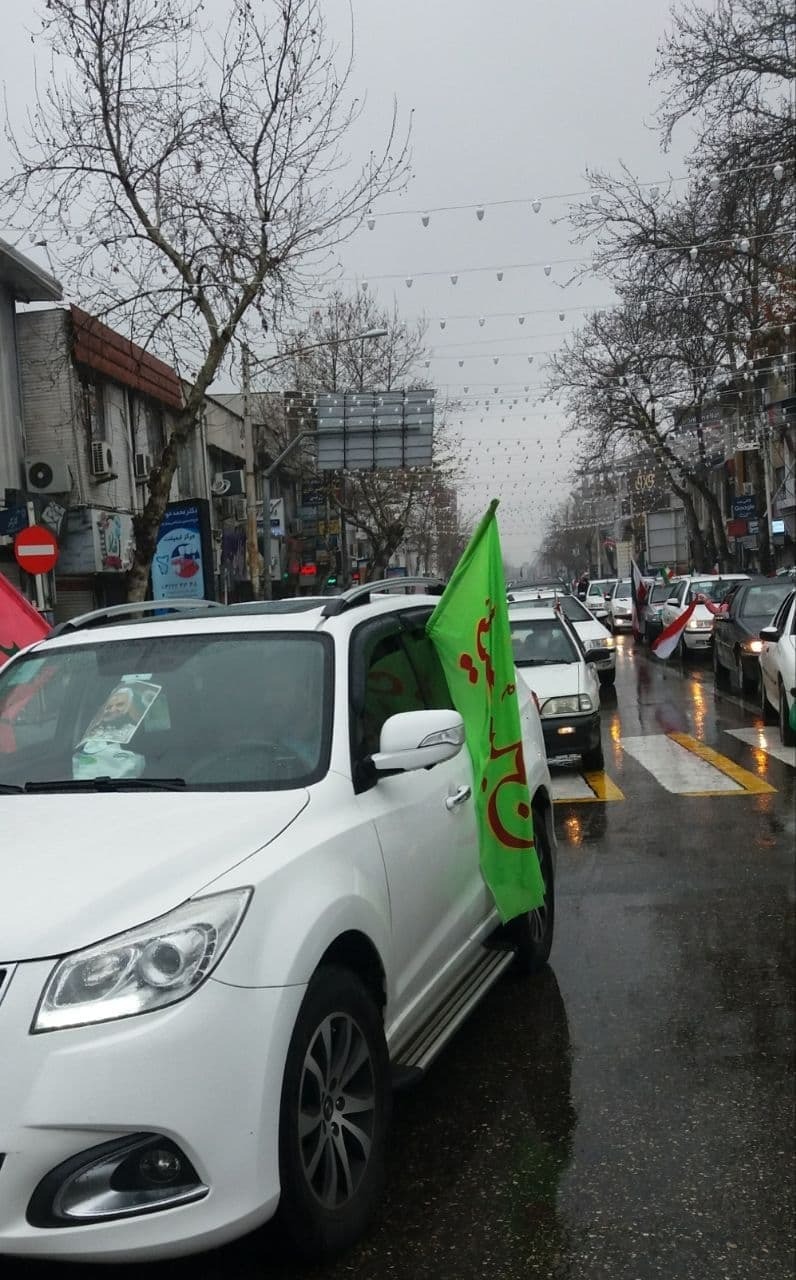راهپیمایی خودرویی پیروزی انقلاب به روایت تصویر
