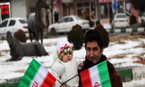 جشن پرشور تولد چهل و سه سالگی انقلاب اسلامی ایران+تصاویر