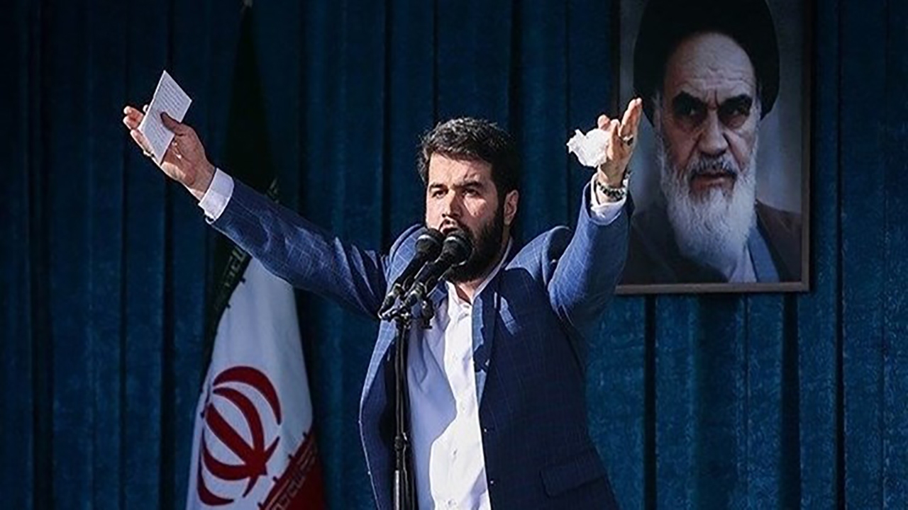 شعرخوانی میثم مطیعی در مراسم ۲۲ بهمن + فیلم