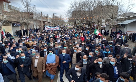 پایان راهپیمایی خودرویی یوم الله ۲۲ بهمن در استان همدان