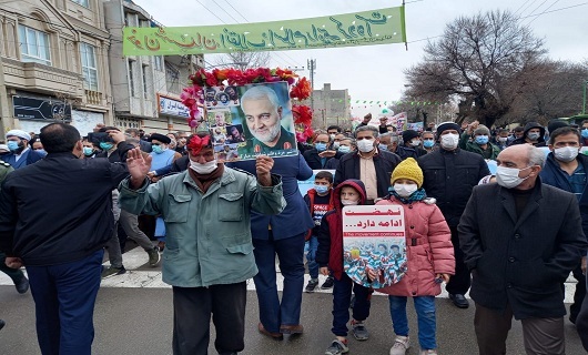 پایان راهپیمایی خودرویی یوم الله ۲۲ بهمن در استان همدان