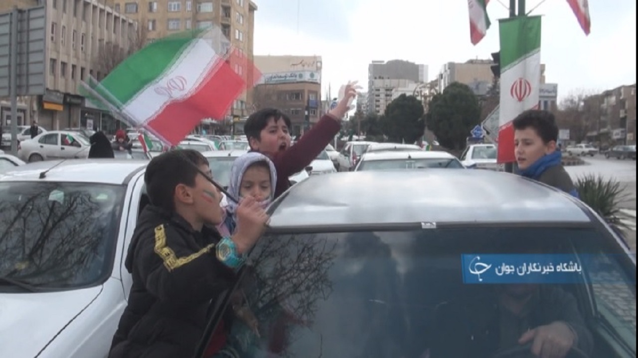 مراسم راهپیمایی ۲۲ بهمن در همدان