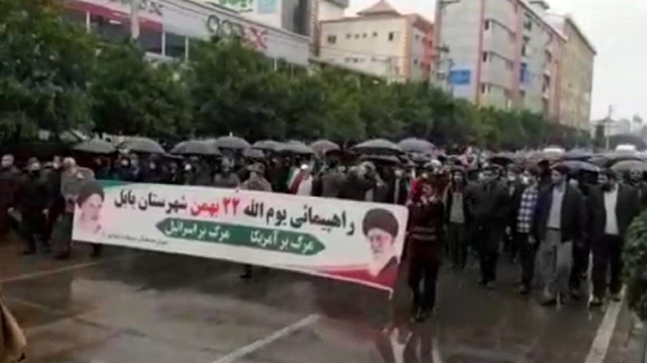 حماسه آفرینی بابلی‌ها در مراسم ۲۲ بهمن + فیلم