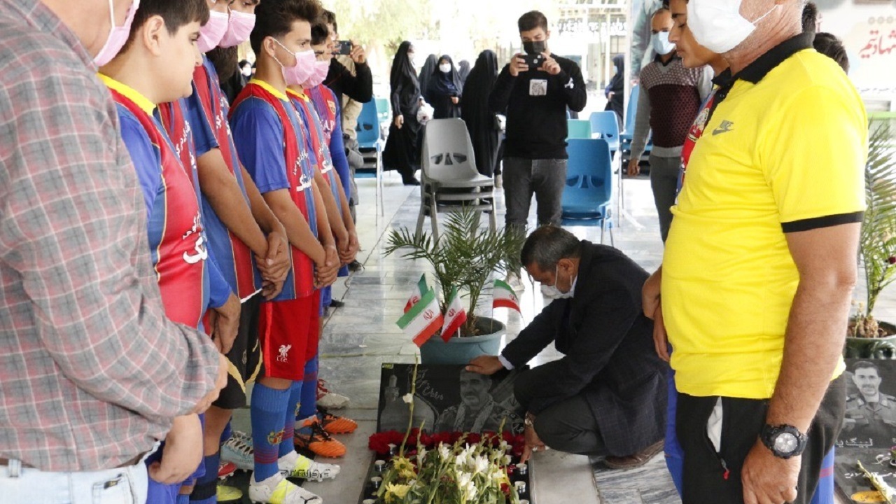مراسم گرامیداشت سالگرد شهید قربانی در اندیمشک برگزار شد
