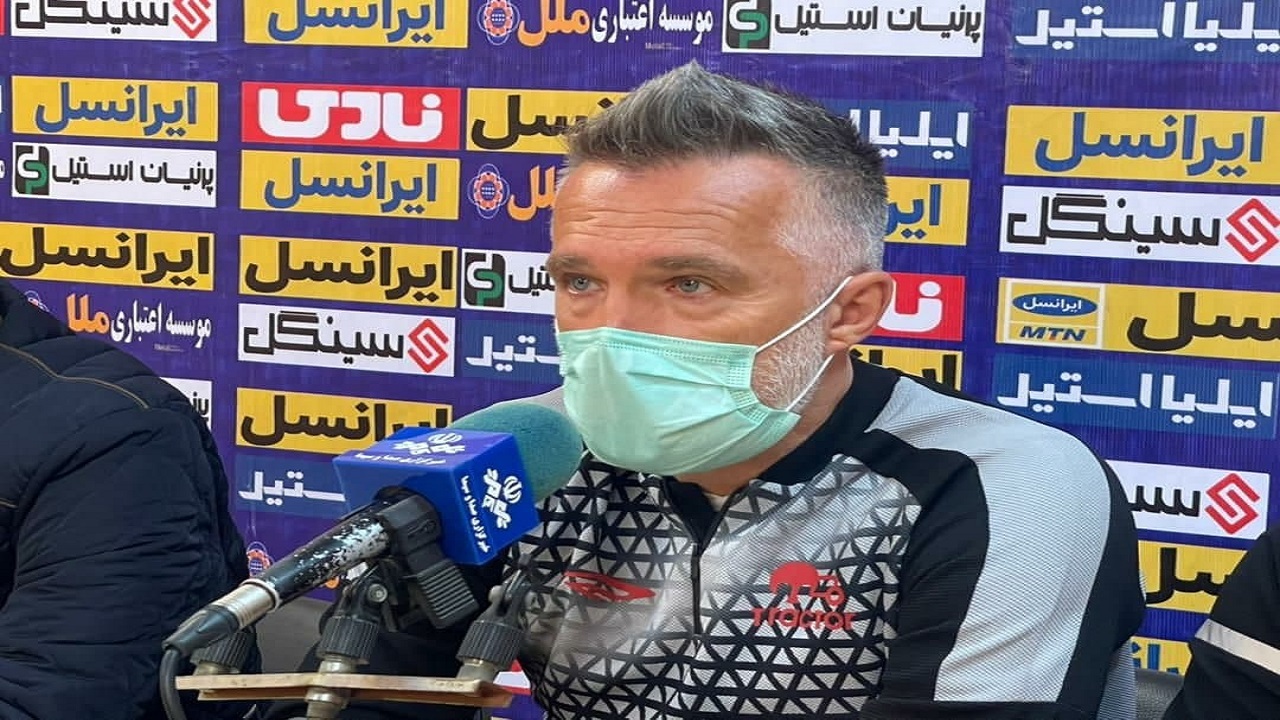 مربی تراکتور: امیدوارم تست مجدد بازیکنان کرونایی ما منفی شود