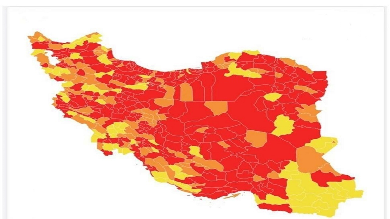 افزایش شهرستان‌های قرمز کرونایی در استان سمنان