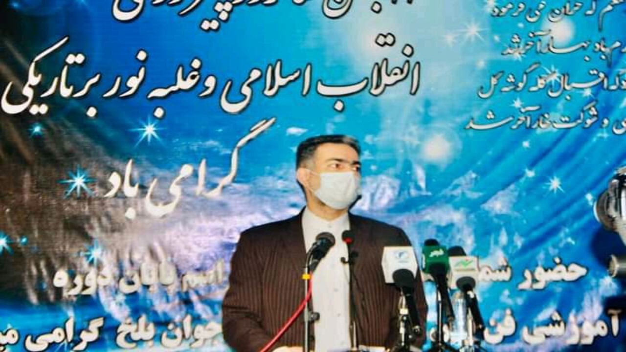 از بزرگداشت ۲۲ بهمن پیروزی انقلاب اسلامی در مزارشریف تجلیل به عمل آمد  + تصاویر