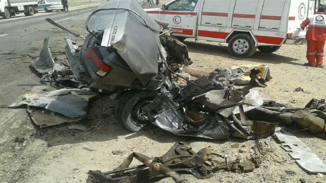 تصادف دلخراش در محور خاش –زاهدان