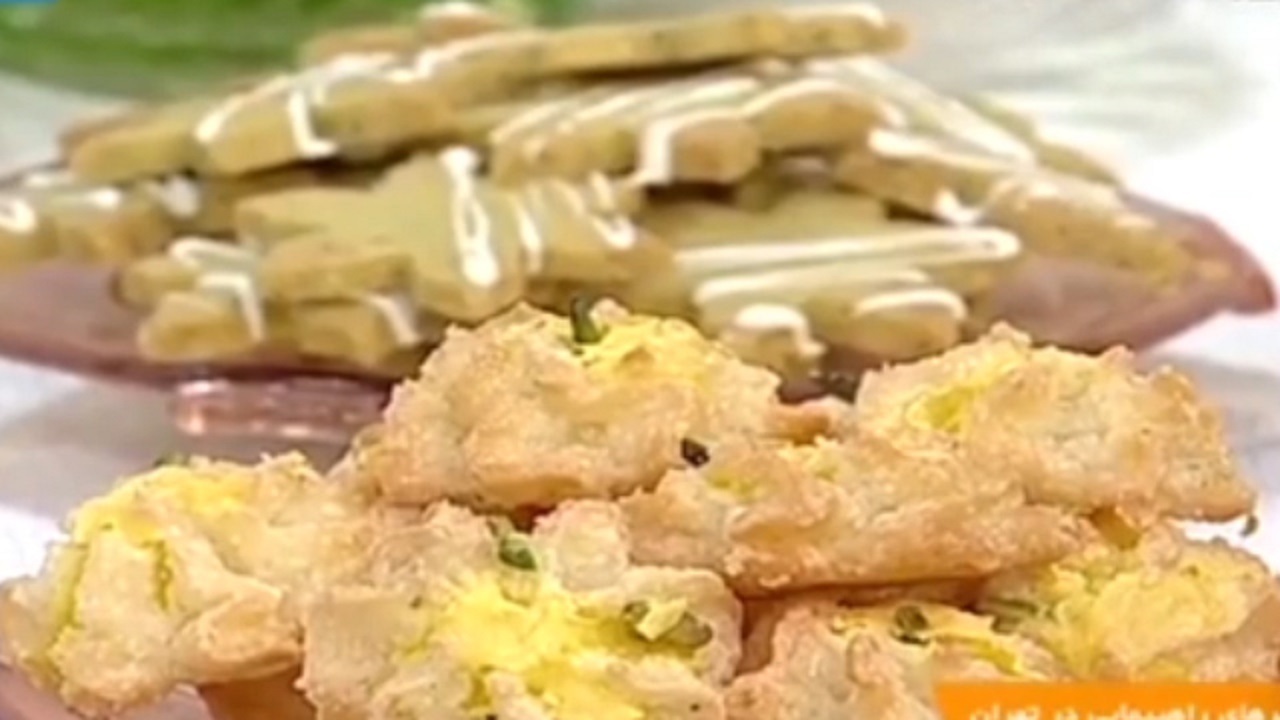 طرز تهیه شيرينی نخودچی لاته + فیلم