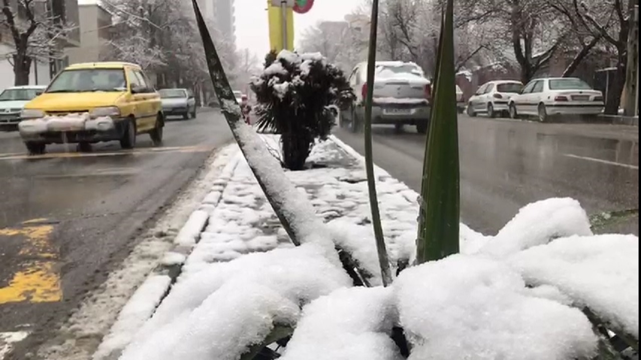 با برفی شدن استان همدان برخی از مدارس تعطیل شدند