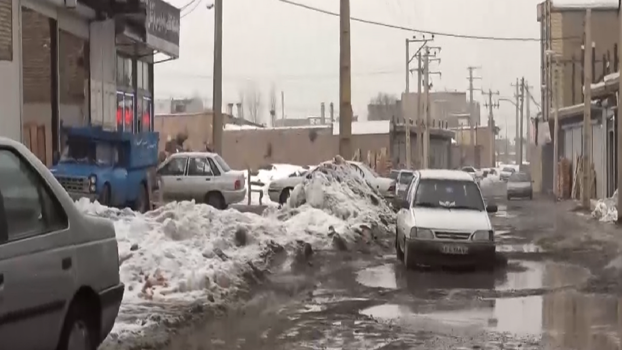 وضعیت نامناسب دسترسی راه جواش درشهرستان مرند+فیلم