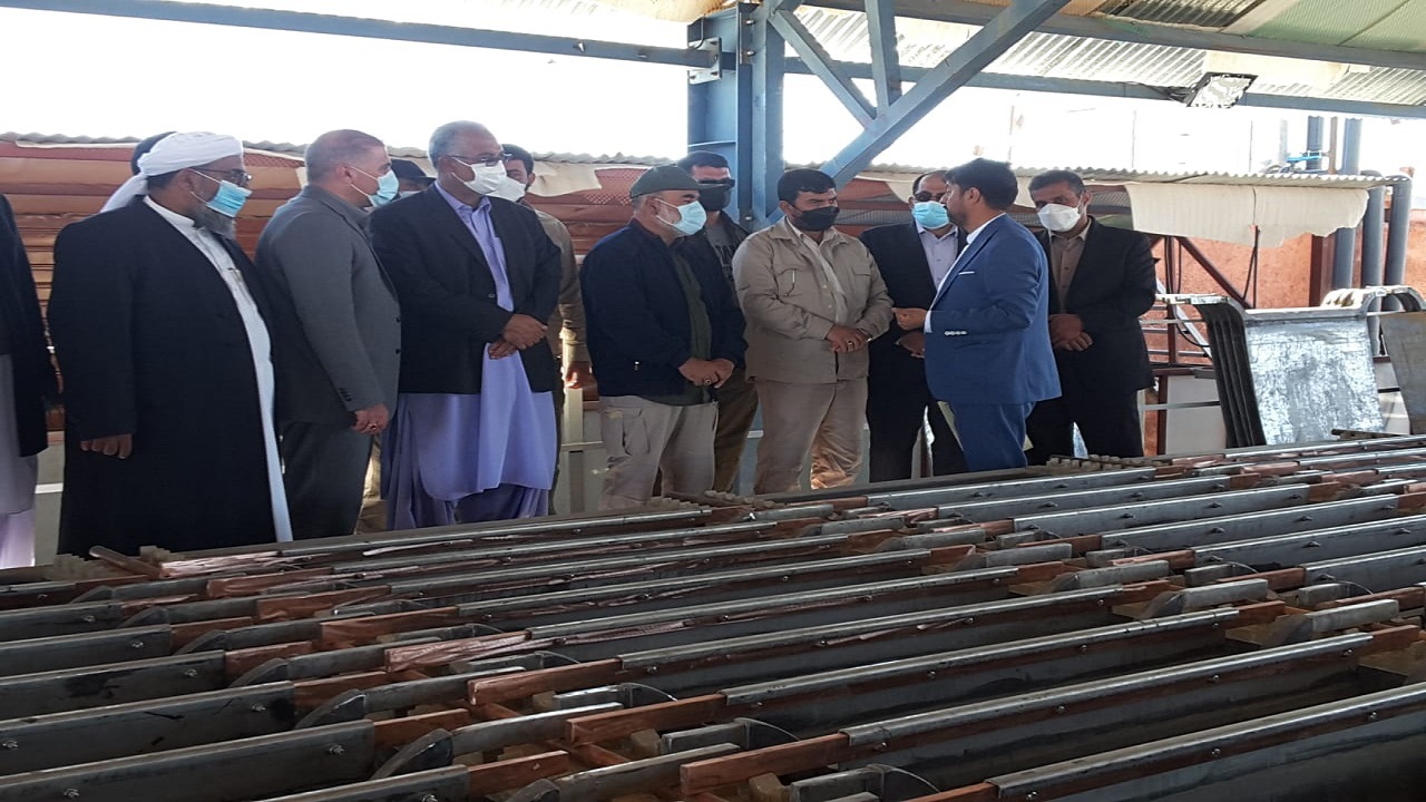 توسعه و گسترش صنعت و معدن در ناحیه صنعتی نصرت آباد سیستان و بلوچستان