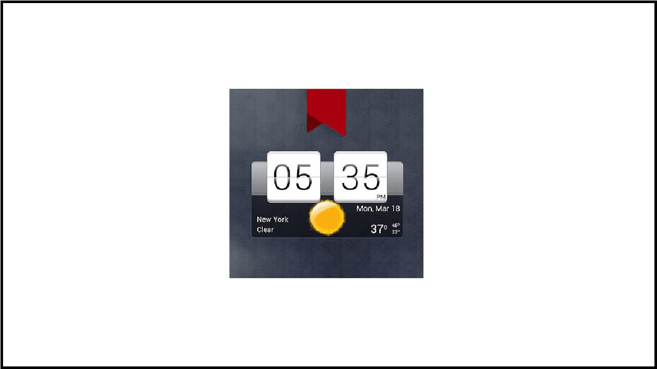 دانلود اپلیکیشن ساعت و هواشناسی Sense Flip Clock & Weather 6.3.3