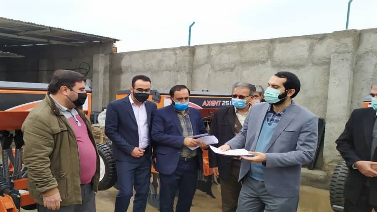 تحویل ۱۱ دستگاه ادوات کشاورزی جهت اجرای طرح جهش تولید در دیمزارهای بهشهر