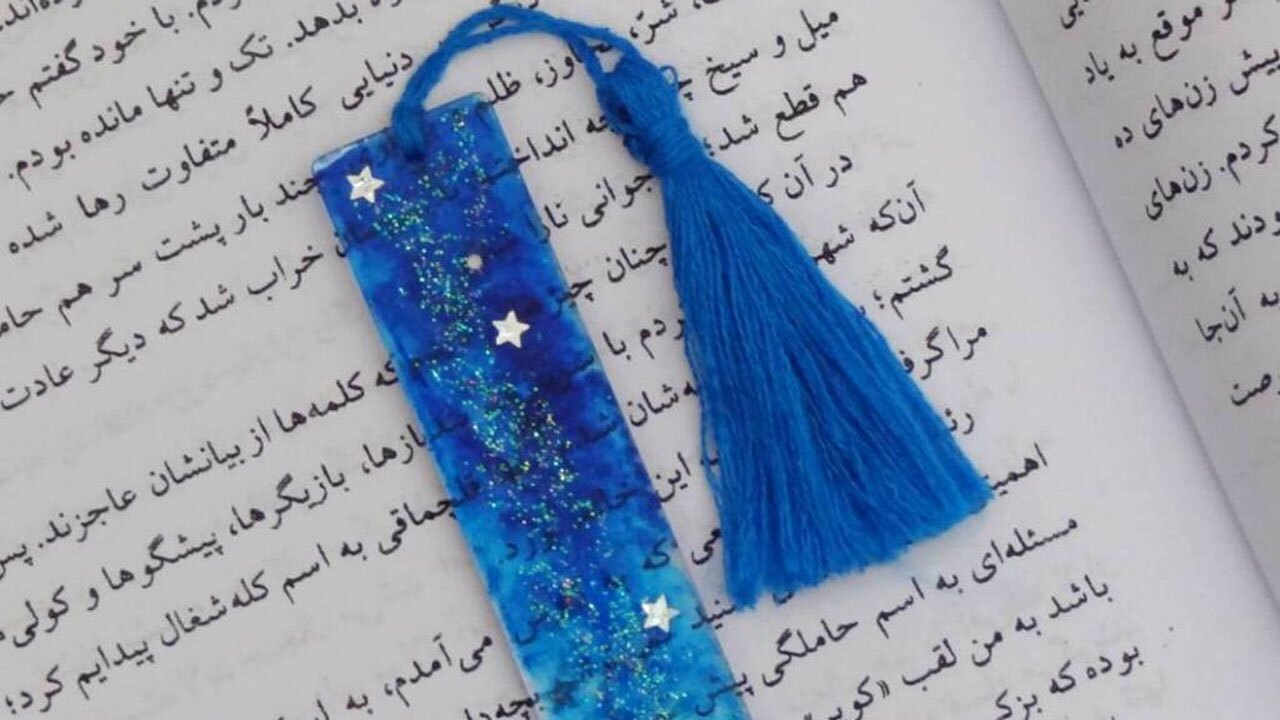 آموزش ساخت نشانگر کتاب رزینی + فیلم