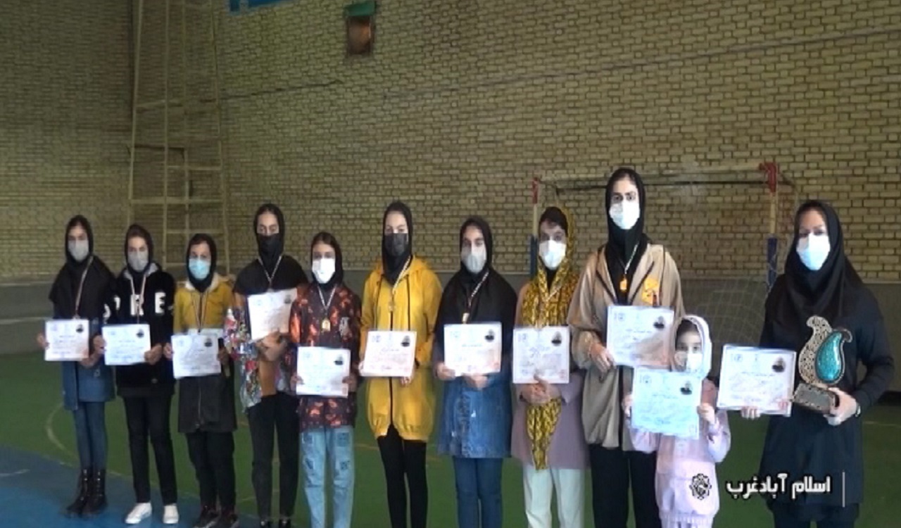 دختران کاراته کار اسلام آباد غرب نائب قهرمان شدند