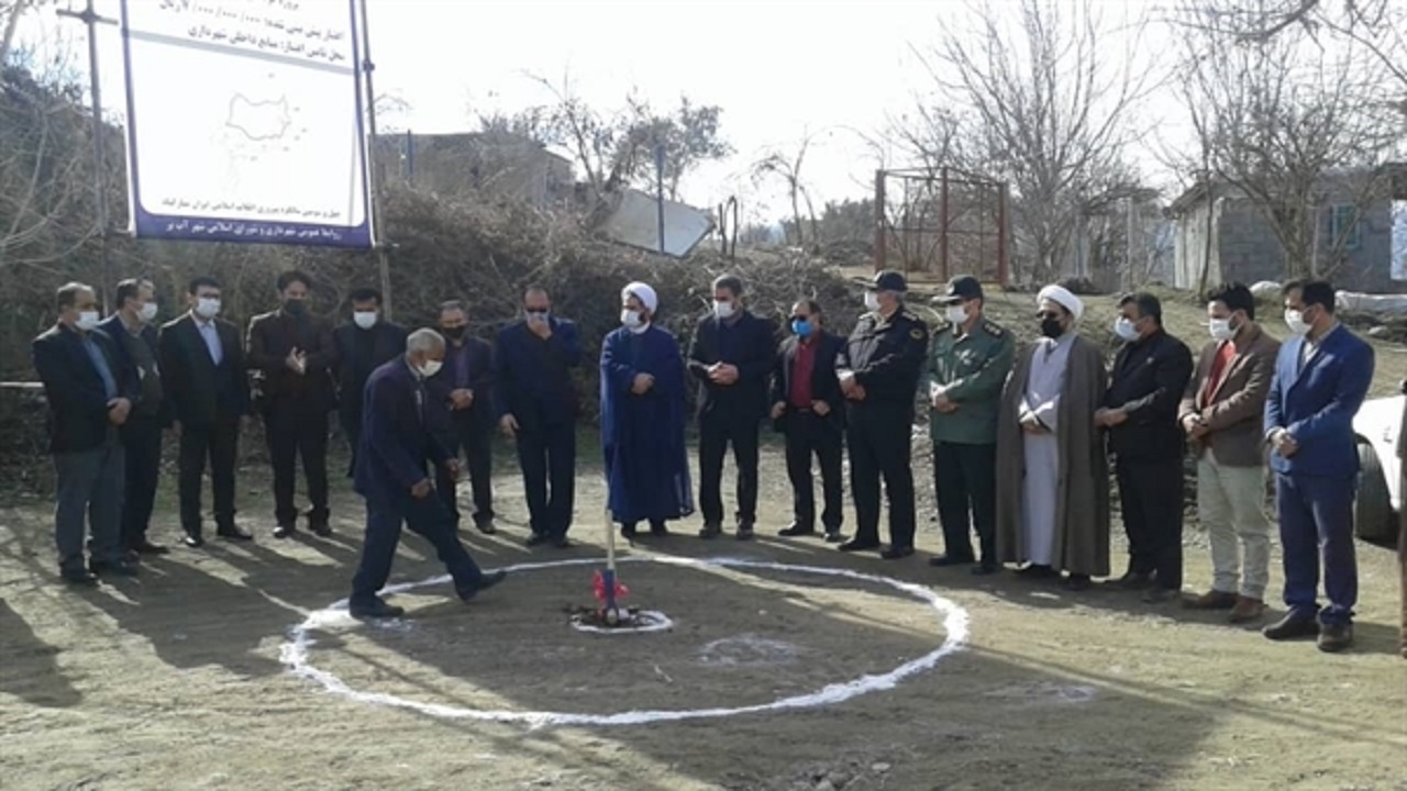 کلنگ زنی فاز دوم عملیات بهسازی پروژه گردشگری آب بر چایی 