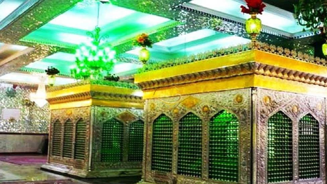 امامزادگان یاسر و ناصر نگینی در قلب طرقبه + فیلم