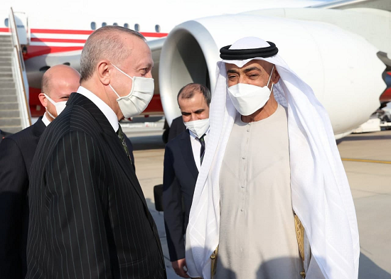 اردوغان و ولیعهد امارات