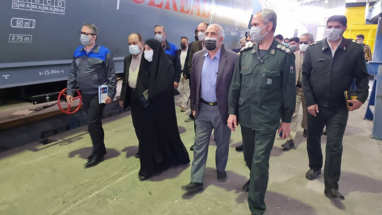 رونمایی از محصول جدید کارخانه واگن سازی زرند