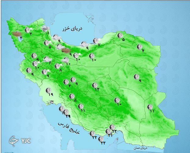بارش برف و باران در ارتفاعات البرز از فردا